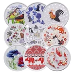 Water Absorbent Ceramic Coaster Concave Rim Dining New Year Xmas Gift Premium X1. Fixed Price $25.00.