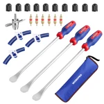 Workpro 23PC 14.5" Steel Tire Spoons Tool Set Lever Removal W/bag. Fixed Price $30.99.
