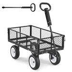 Garden Cart, 900 Lbs, Heavy Duty Steel Yard And Utility Wagon With 10-INC. Fixed Price $133.56.