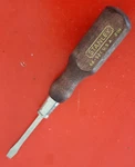 Nos Stanley Usa Screwdriver 66-521 Flat Tip Slotted Wood Handle 3/16" Wide Blade. Fixed Price $34.83.