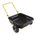 Gorilla Carts GCR-4 Poly Dump Cart, 2-WHEEL Garden Wagon With Foldable Handle,. Fixed Price $143.60.