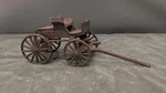 Vintage Small Wagon Cart Garden Primitive Folk Decor Flawed. Fixed Price $17.10.