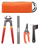 Loaged 8 Inch Farrier Hoof Tool Kit 5 Piece Mini Rasp File Goat Pig Equine. Fixed Price $32.12.