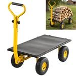 Garden Carts Wagons Heavy Duty Utility Outdoor Steel Beach Lawn Yard Buggy. Fixed Price $126.40.