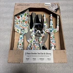 Essentials 4 Piece Aluminum White Floral Garden Tool Set Bonus Gloves Gift. Fixed Price $12.99.
