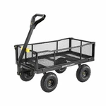 Gorilla Carts GCG-900 Steel Garden Cart, Removable Side Panels, Lb. Capacity. Fixed Price $398.23.