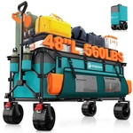 Originsure 48 Collapsible Wagon Cart HQ5004 - 560LBS Capacity. Fixed Price $209.99.
