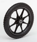16" Flat Free Tire Plastic Spoke Wagon And Cart Lapp Wheels. Fixed Price $46.40.
