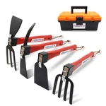 4 Piece Garden Tool Set For Men Heavy Duty Digging Kit With Carry Box. Fixed Price $42.48.