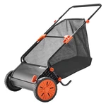 Vevor 26IN Push Lawn Sweeper 7 Cu Ft Hopper Leaf Grass Yard Cleaner. Fixed Price $133.25.