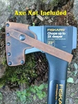 Fiskars X15 Chopping Hatchet Buffalo Leather Sheath Mask (axe Not Included). Fixed Price $28.50.