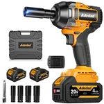 1000N.M Cordless Impact Wrench 1/2 INCH,20V 740FT-LBS High Torque Gun .... Fixed Price $123.75.