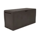 Keter 70 Gal All Weather Outdoor Patio Storage Bench Deck Box Brown New. Fixed Price $73.09.