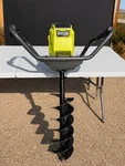 Ryobi 40V Hp Brushless Cordless Earth Auger W/ 8 In Bit & 4AH Battery. Fixed Price $260.00.