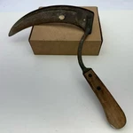 Vintage Craftsman Usa Scythe Sickle Natural Wood Handle 11" Blade. Fixed Price $19.95.