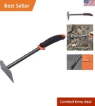 Durable Carbon Steel Hand Hoe With Ergonomic Grip - Essential For Home Gardeners. Fixed Price $22.79.