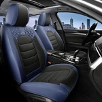 Florich Car Seat Covers, Leather Frontpair, Blue&black. Fixed Price $158.97.