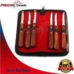 6PCS Farrier Hoof Knives Equine Horse Knife Trimming W/leather Kit. Fixed Price $24.50.