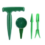 Cozyou 4 Pack Adjustable Hand Hold Sowing Seeds Dispenser, Seedlings Green. Fixed Price $10.25.