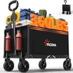Yacona 1 Wagons Carts Foldable, 360LBS Lightweight With All Terrain. Fixed Price $79.63.