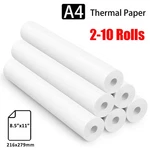 2-10 Rolls A4 Thermal Paper 8.5" X 11" Us Letter Size For Phomemo M08F M832 M834. Fixed Price $11.91.