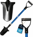 Ckg Carbon Metal Detecting Shovel Double Serrated Digging Tool Blue. Fixed Price $69.99.