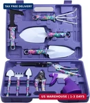 Tools Set, Jumphigh 10 Pieces Gardening With Floral Print, Ergonomi. Fixed Price $50.31.