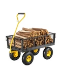 Vevor Steel Garden Cart 500LB Capacity Heavy Duty Yard Wagon Utility 10IN. Fixed Price $89.99.