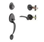 Copper Creek Tuscan Bronze Handleset With Right Scandinavian Trim. Fixed Price $37.99.