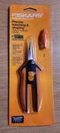 Fiskars Non-stick Micro-tip Pruning Snips With Sheath. Fixed Price $12.95.