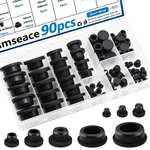 Smseace 90PCS Rubber Plugs 9-SIZES 1" 7/8" 3/4" 5/8" 5.5-26MM, Black. Fixed Price $35.73.