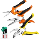 3 Pack Garden Pruning Shears Stainless Steel Blades Handheld Pruners Set With.... Fixed Price $18.49.