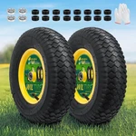 (2 Pack) 4.80/4.00-8" Tire And Wheel, 16 Inch Pneumatic With 5/8" Extra.... Fixed Price $89.07.