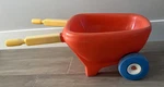 Little Tikes Kids Red Barrow Yellow Handles Blue Wheels Vintage Toy. Fixed Price $30.09.