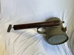 Hudson Vintage 2-SPRAY Metal Hand Pump Garden Sprayer Silver Red Antique. Fixed Price $25.00.