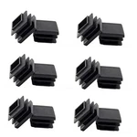Uenhoy 30 Pcs Square Plastic Plugs Insert End Caps Black Tubing For 1". Fixed Price $18.26.