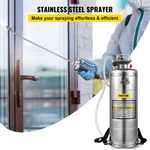 3.5GAL Stainless Steel Sprayer,l Set With 20" Wand& Handle& 3FT Reinforced Hose. Fixed Price $100.47.