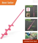 Versatile 1.6" Auger Drill Bit Heavy-duty 16.5" Tool Effortless Planting. Fixed Price $30.98.