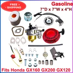 Adjustable Carburetor Recoil Starter Assembly Tune Up Kit For Honda GX160 GX200. Fixed Price $35.04.