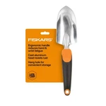 Fiskars Trowel, Heavy Duty Gardening Hand Tool With Hang Hole, Black. Fixed Price $19.57.