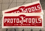 Proto Tools Flying Lady Decals For Restoration Vintage Box 3/4 Set 2. Fixed Price $13.90.