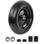 Cubesprings Inch Wheelbarrow Tires 4.00-6 Flat Free 13", Black. Fixed Price $37.17.
