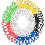Bulk 40-PACK, Taotree 8 All Purpose Scissors, Soft Comfort-grip. Fixed Price $59.49.