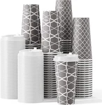 Jolly Party Disposable Coffee With Lids -20 Oz (100 Sets) To Go Cups, Paper. Fixed Price $62.99.
