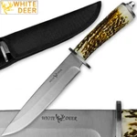 White Deer Apprentice 12.5IN Knife 440 Stainless Steel Sim-stag Handle. Fixed Price $22.66.