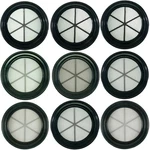 Terrax Black 13 1/4" Gold Panning Classifier Sifting Multiple Mesh Sizes. Fixed Price $233.95.
