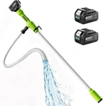 Taskstar Cordless Stick Transfer Pump For WATER/DIESEL,720GPH Fast Drain 2X4.0AH. Fixed Price $79.99.