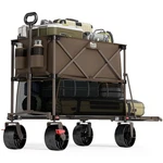 Timber Ridge 400L Large Capacity Folding Double Decker Wagon With Brakes, 54".... Fixed Price $180.45.
