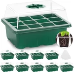 Mixc 10 Packs Seed Starter Tray Kit With Humidity Dome (120 Cell.... Fixed Price $37.83.