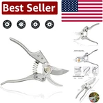 Tonma 8 Inch Gardening Pruning Shears - Sharp Stainless Steel & Lifetime Service. Fixed Price $63.99.